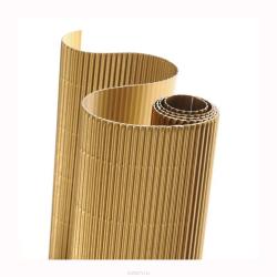 Картон гофрированный "Folia", цвет: золото, 50 х 70 см. 7710889
