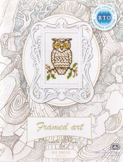 Набор для вышивания крестом "РТО", 3,5 х 5,5 см. FA010