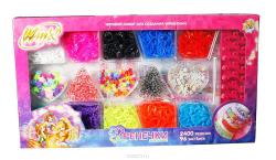 1TOY Набор для плетения из резиночек Winx с аксессуарами 10 цветов