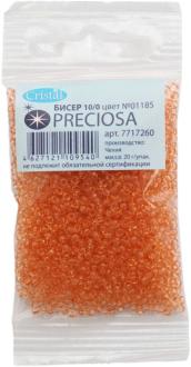 Бисер "Preciosa" прозрачный solgel, 10/0, 20 г. 331-19001-10/0-01185
