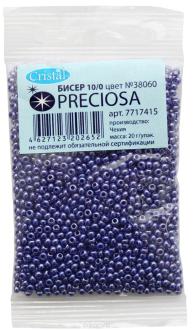 Бисер "Preciosa" непрозрачный с покрытием, 10/0, 20 г. 331-19001-10/0-38060