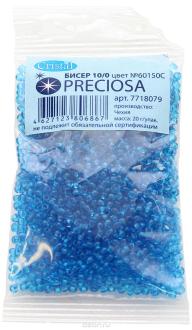 Бисер "Preciosa", прозрачный, 10/0, 20 г. 331-19001-10/0-60150С