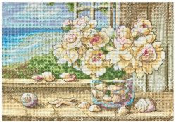 Набор для вышивания крестом Dimensions "У моря", 18 х 13 см