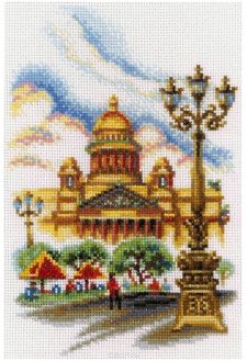 Набор для вышивания крестом РТО "Исаакиевский собор", 15 х 23 см