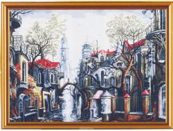 Набор для вышивания крестом Нова Слобода "В тумане", 38 x 28 см