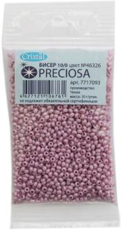 Бисер "Preciosa" жемчужный, 10/0, 20 г. 331-19001-10/0-46326