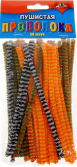 Апплика Набор для творчества Пушистая проволока в полоску 15 см 50 шт