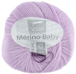 Пряжа для вязания Cheval Blanc "Merino Baby", цвет: сиреневый (041), 200 м, 50 г