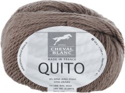 Пряжа для вязания Cheval Blanc "Quito", цвет: коричневый (027), 100 м, 50 г