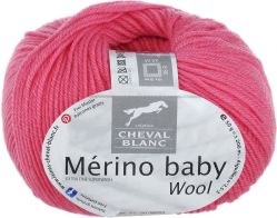 Пряжа для вязания Cheval Blanc "Merino Baby", цвет: ярко-розовый (109), 200 м, 50 г