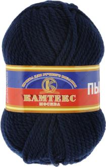 Пряжа для вязания Камтекс "Пышка", цвет: темно-синий (173), 110 м, 100 г, 10 шт
