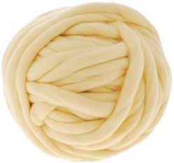 Набор для вязания из толстой пряжи Knitberry "Длинный шарф", цвет: шампань
