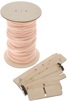 Набор для вязания из толстой пряжи Knitberry "Кардиган", цвет: светло-розовый