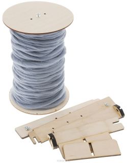 Набор для вязания из толстой пряжи Knitberry "Кардиган", цвет: серо-голубой