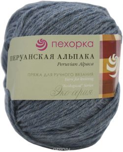 Пряжа для вязания Пехорка "Перуанская альпака", цвет: светлая джинса (256), 150 м, 50 г, 10 шт