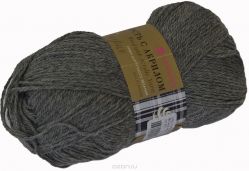 Пряжа Пехорка "Шерсть с акрилом", 100 г, 300 м, цвет: 96 серый меланж, 10 шт. 360081