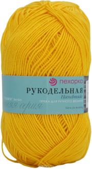 Пряжа для вязания Пехорка "Рукодельная", цвет: желток (12), 175 м, 50 г, 5 шт