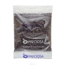 Бисер Preciosa "Ассорти", непрозрачный, цвет: коричневый (07), 10/0, 50 г