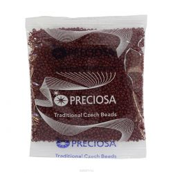 Бисер Preciosa "Ассорти", непрозрачный, цвет: коричневый (10), 10/0, 50 г