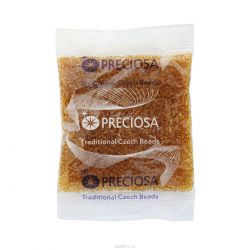 Бисер Preciosa "Ассорти", непрозрачный, цвет: оранжевый (02), 10/0, 50 г