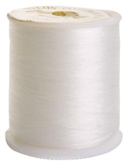 Мононить, цвет: прозрачный, толщина 0,12 мм, длина 200 м, 12 шт