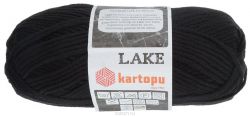 Пряжа для вязания Kartopu "Lake" , цвет: черный (К940), 130 м, 100 г, 5 шт