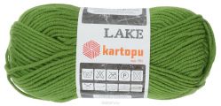 Пряжа для вязания Kartopu "Lake" , цвет: зеленый (К392), 130 м, 100 г, 5 шт