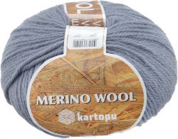 Пряжа для вязания Kartopu "Merino Yun", цвет: серо-синий (K924), 170 м, 100 г, 5 шт