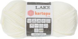 Пряжа для вязания Kartopu "Lake", цвет: белый (K013), 130 м, 100 г, 5 шт