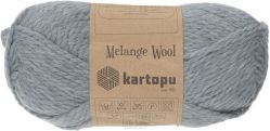 Пряжа для вязания Kartopu "Melange Wool", цвет: серый (M1009), 170 м, 100 г, 5 шт