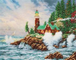 Набор для вышивания бисером Белоснежка "Бушующая стихия", 24 x 30 см