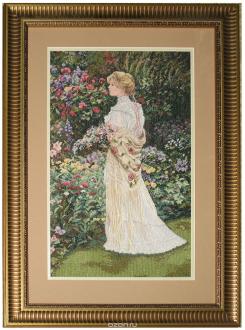 Набор для вышивания Dimensions "In Her Garden", 28 x 41 см. 644365