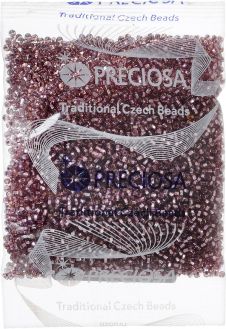 Бисер Preciosa "Ассорти", непрозрачный, цвет: фиолетовый (16), 50 г. 163142