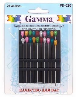 Иглы для квилтинга "Gamma", 20 шт