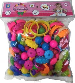 1TOY Набор для создания украшений Конструктор украшений Красотка 350 шт