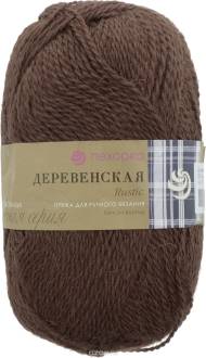 Пряжа для вязания Пехорка "Деревенская", цвет: кора (513), 250 м, 100 г, 10 шт