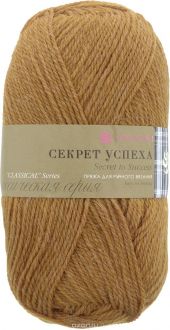 Пряжа для вязания Пехорка "Секрет успеха", цвет: горчица (447), 250 м, 100 г, 10 шт