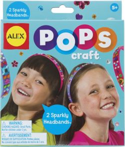 Alex Набор для творчества Pops Craft Два блестящих ободка со стразами