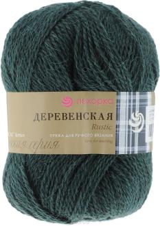 Пряжа для вязания Пехорка "Деревенская", цвет: лавр (381), 250 м, 100 г, 10 шт