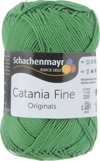 Пряжа для вязания Schachenmayr "Originals Catania Fine", цвет: зеленый (00371), 165 м, 50 г