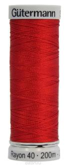 Нить Guetermann "Sulky Rayon 40", цвет: красный, 200 м. 135274_1147
