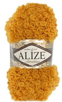 Пряжа для вязания Alize "Astrakhan", цвет: горчичный (645), 150 м, 100 г, 5 шт