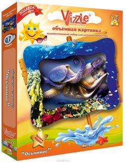 Vizzle Kids Объемная картинка Осьминог