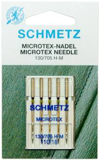 Игла для бытовых швейных машин "Schmetz", №110, 5 шт