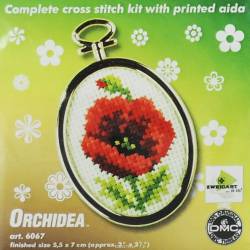 Набор для вышивания "Orchidea", 5,5 х 7 см. 6067