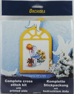Набор для вышивания "Orchidea", 13,5 х 19 см. 6569