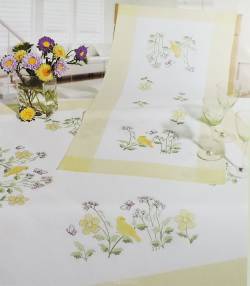 Набор для вышивания крестом Rico Design "Салфетка", 90 х 90 см. 67196-52-21
