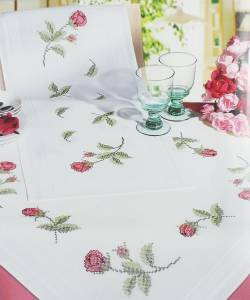 Набор для вышивания крестом Rico Design "Салфетка", 80 х 80 см. 68209-52-22