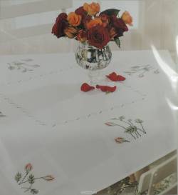 Набор для вышивания крестом Rico Design "Салфетка", 90 х 90 см. 78762-52-21