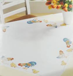 Набор для вышивания крестом Rico Design "Салфетка", 90 х 90 см. 78782-52-21